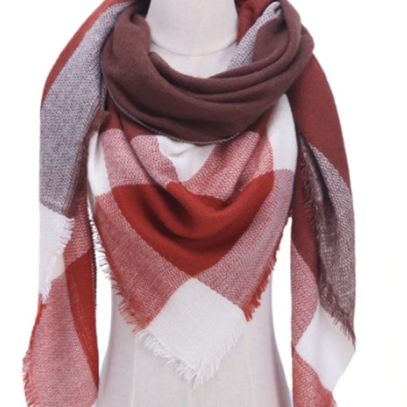 Belle de Muse Accessories - 1 left!💖 Red Plaid Scarf